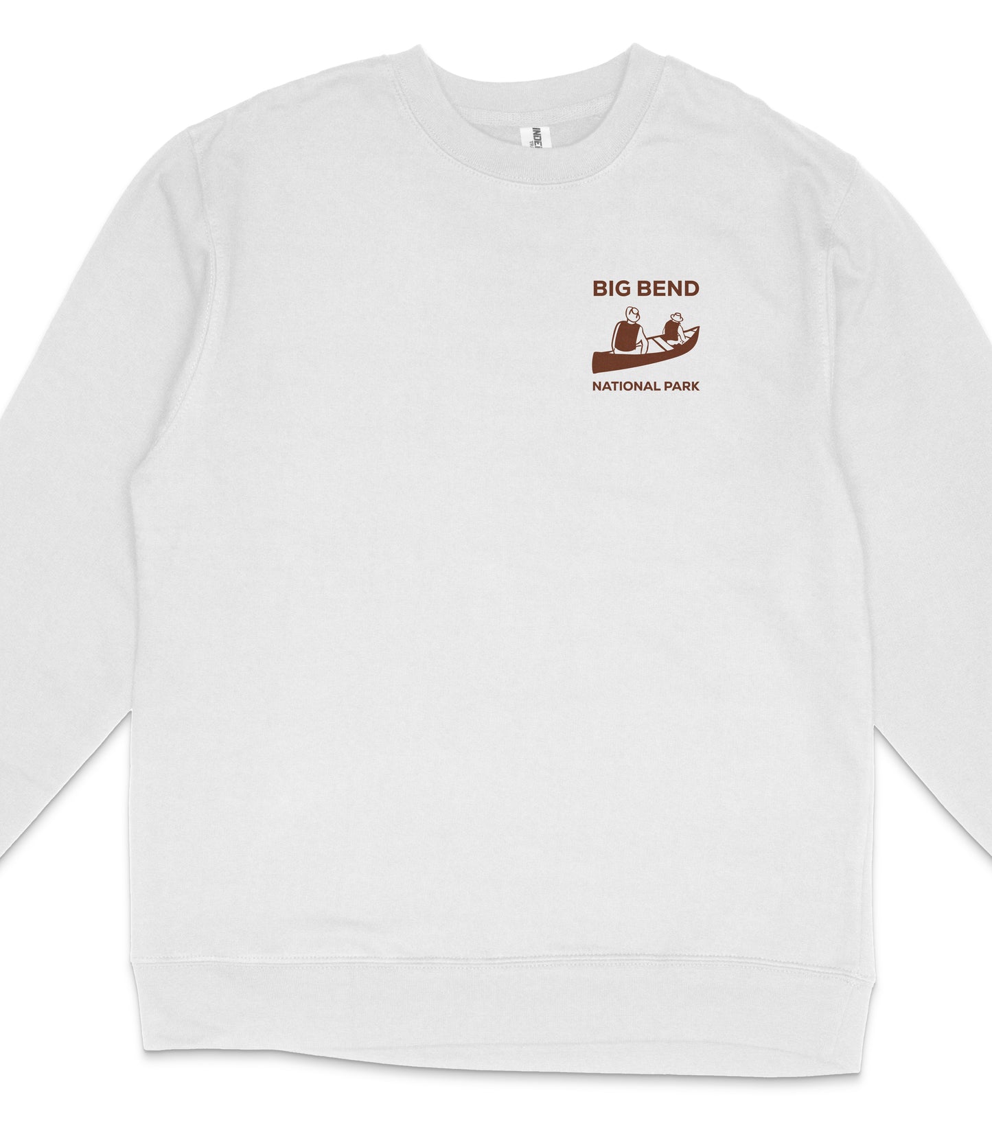Big Bend National Park Midweight Crewneck Graphic Sweatshirt - Unisex Outdoor Pullover
