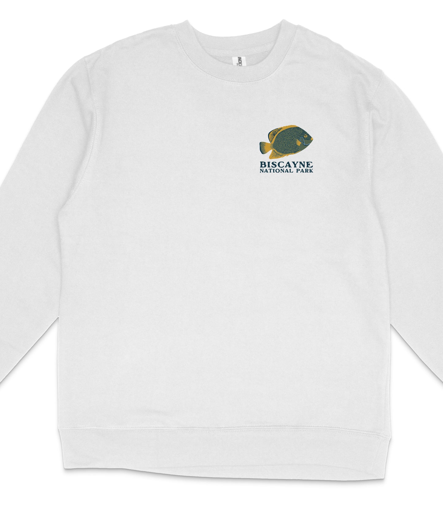 Biscayne National Park Midweight Crewneck Graphic Sweatshirt - Unisex Outdoor Pullover