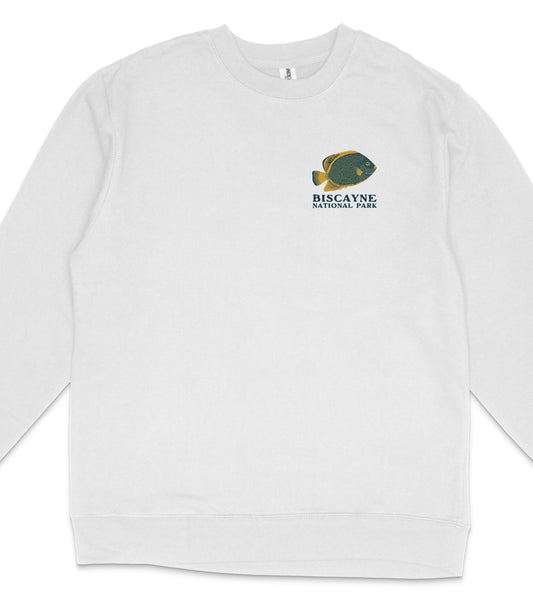 Biscayne National Park Midweight Crewneck Graphic Sweatshirt - Unisex Outdoor Pullover