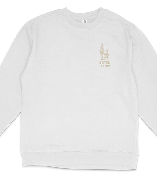 Bryce Canyon National Park Midweight Crewneck Graphic Sweatshirt - Unisex Outdoor Pullover