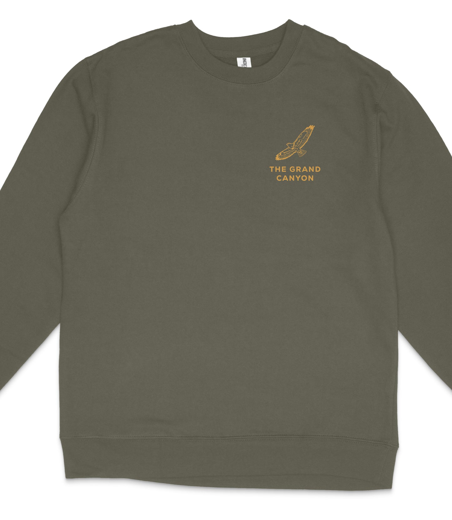 The Grand Canyon National Park Midweight Crewneck Graphic Sweatshirt - Unisex Outdoor Pullover