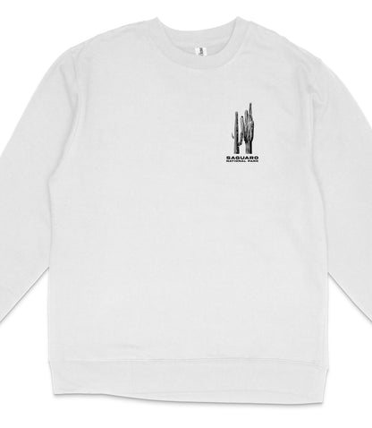 Saguaro National Park Midweight Crewneck Graphic Sweatshirt - Unisex Outdoor Pullover