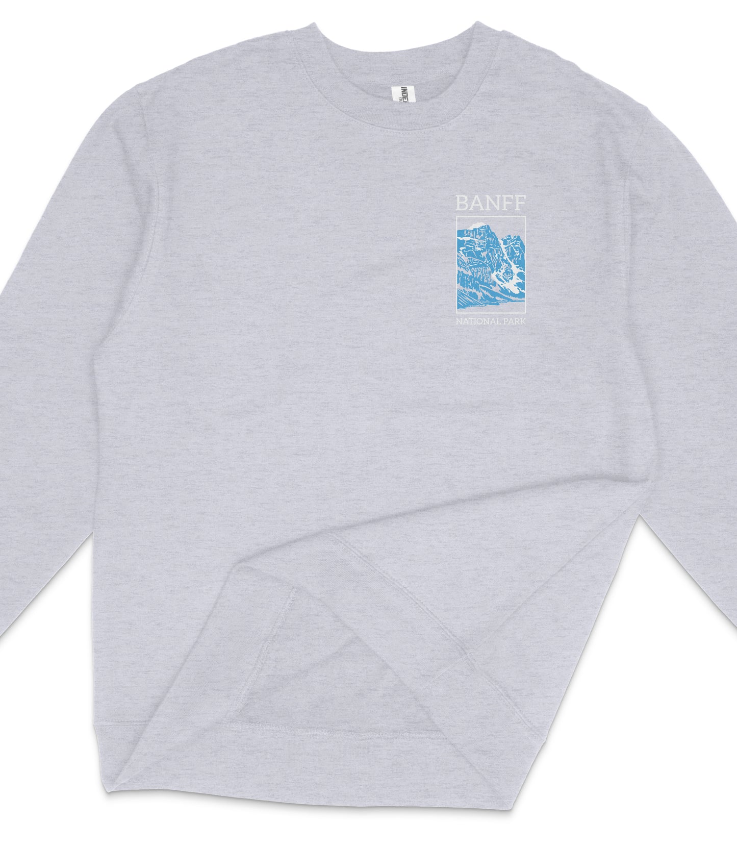 Banff National Park Midweight Crewneck Graphic Sweatshirt - Unisex Outdoor Pullover