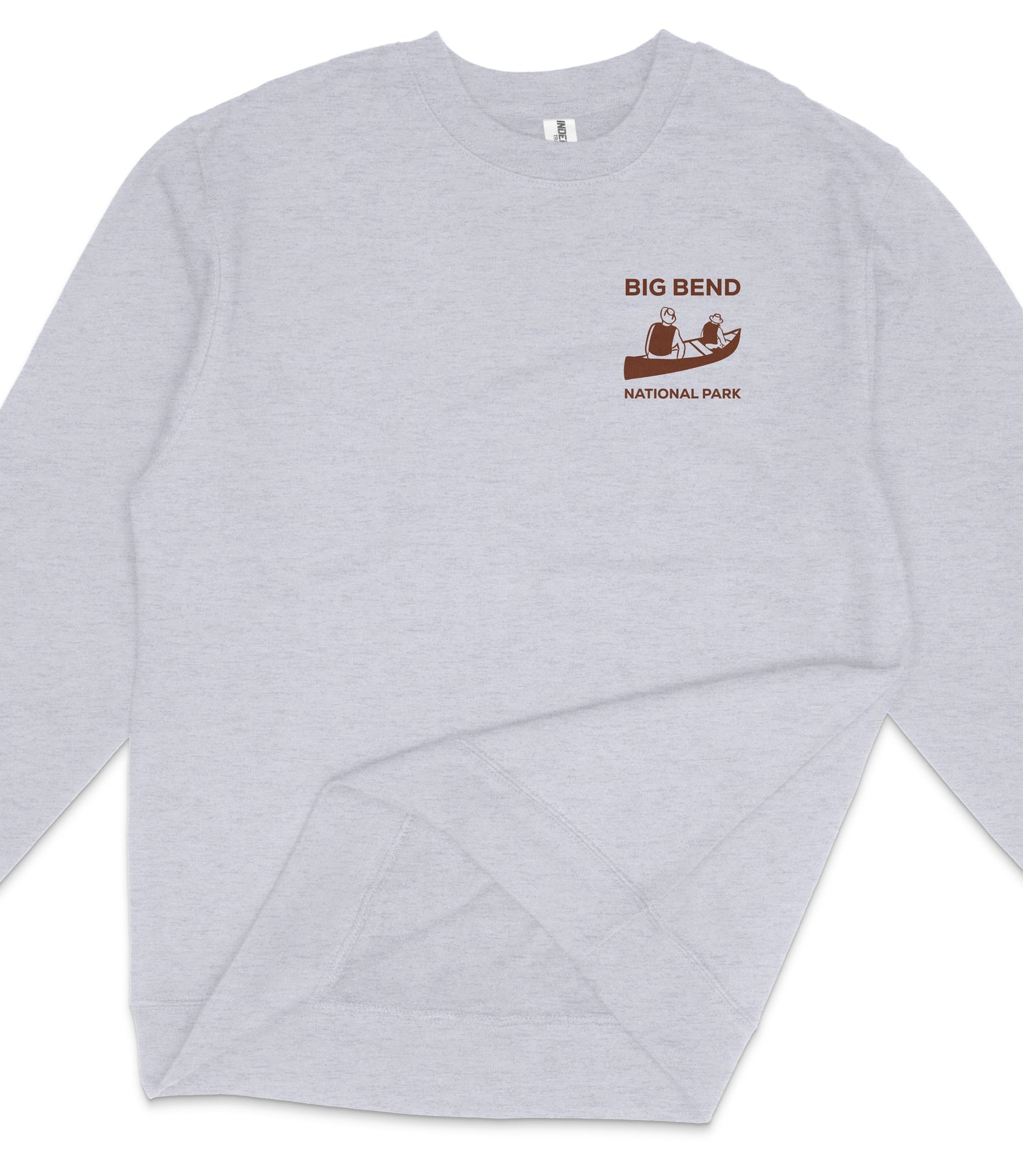 Big Bend National Park Midweight Crewneck Graphic Sweatshirt - Unisex Outdoor Pullover