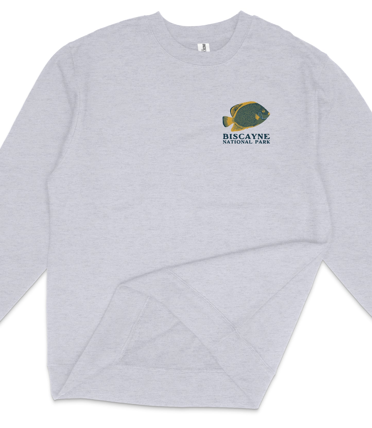 Biscayne National Park Midweight Crewneck Graphic Sweatshirt - Unisex Outdoor Pullover