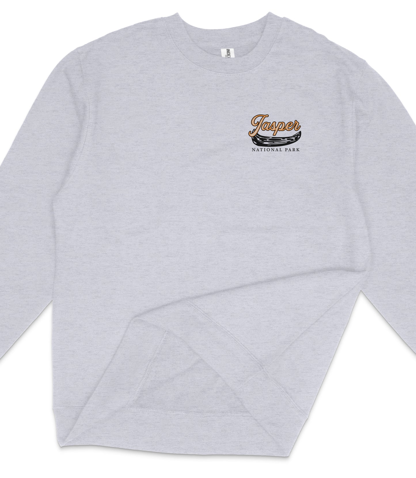 Jasper National Park Midweight Crewneck Graphic Sweatshirt - Unisex Outdoor Pullover