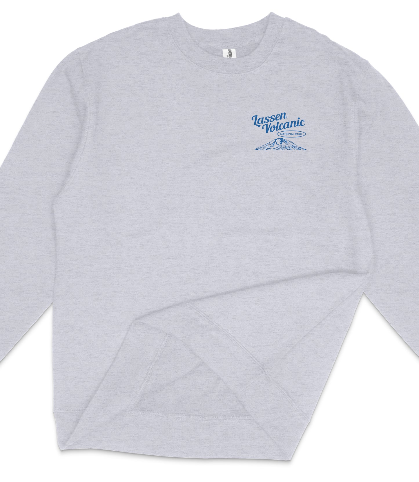 Lassen Volcanic National Park Midweight Crewneck Graphic Sweatshirt - Unisex Outdoor Pullover