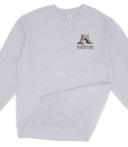 Redwood National Park Midweight Crewneck Graphic Sweatshirt - Unisex Outdoor Pullover
