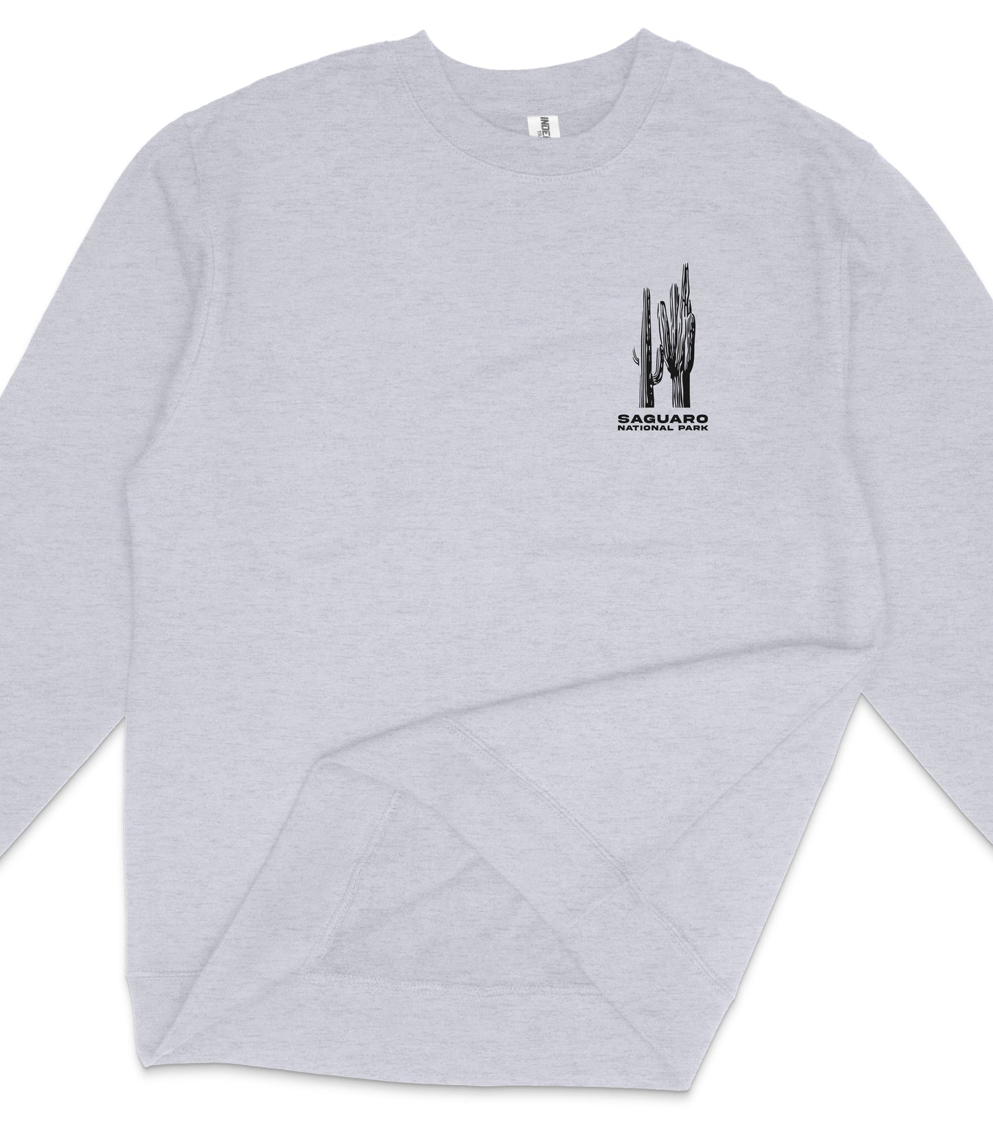 Saguaro National Park Midweight Crewneck Graphic Sweatshirt - Unisex Outdoor Pullover