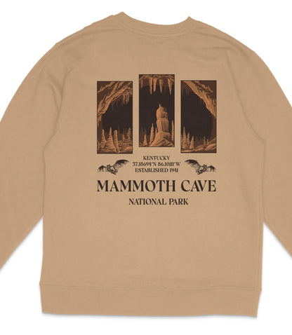 Mammoth Cave National Park Midweight Crewneck Graphic Sweatshirt - Unisex Outdoor Pullover