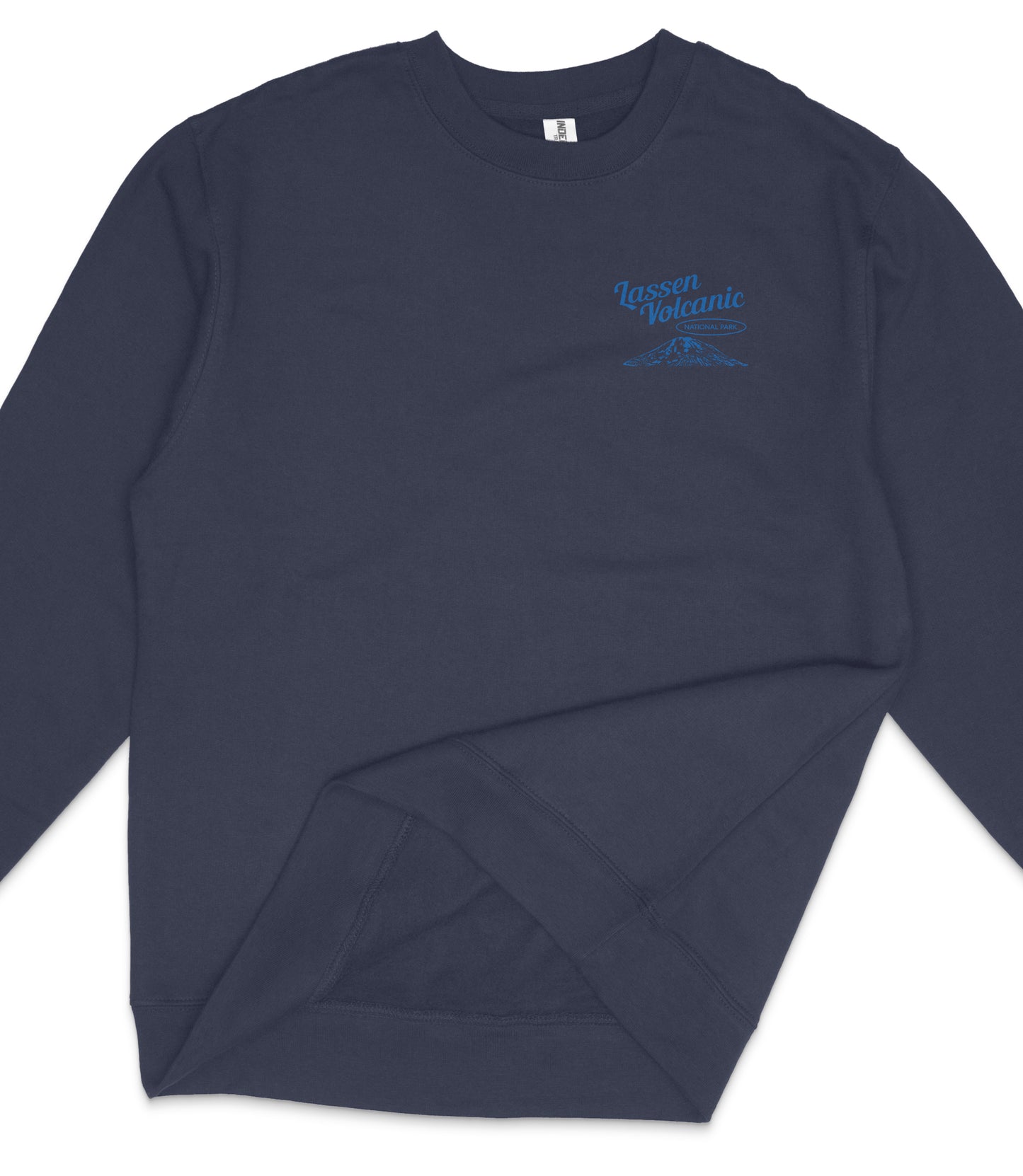 Lassen Volcanic National Park Midweight Crewneck Graphic Sweatshirt - Unisex Outdoor Pullover