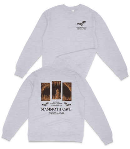 Mammoth Cave National Park Midweight Crewneck Graphic Sweatshirt - Unisex Outdoor Pullover
