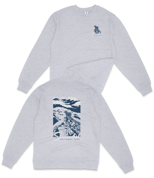 Shenandoah National Park Midweight Crewneck Graphic Sweatshirt - Unisex Outdoor Pullover