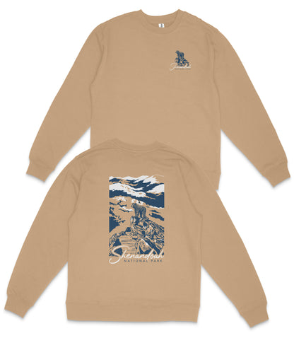 Shenandoah National Park Midweight Crewneck Graphic Sweatshirt - Unisex Outdoor Pullover