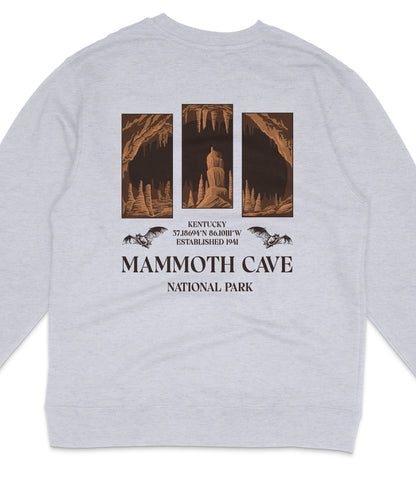 Mammoth Cave National Park Midweight Crewneck Graphic Sweatshirt - Unisex Outdoor Pullover