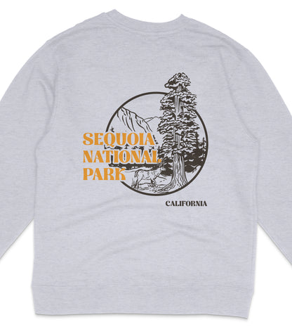 Sequoia National Park Midweight Crewneck Graphic Sweatshirt - Unisex Outdoor Pullover