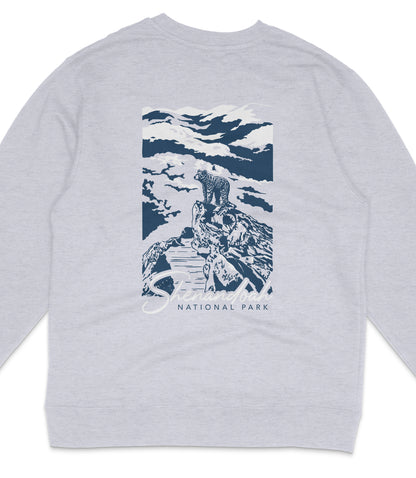 Shenandoah National Park Midweight Crewneck Graphic Sweatshirt - Unisex Outdoor Pullover
