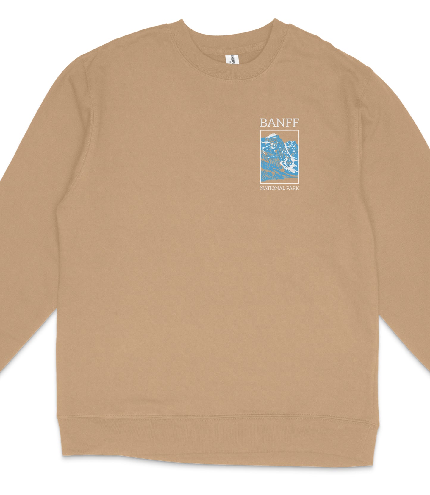 Banff National Park Midweight Crewneck Graphic Sweatshirt - Unisex Outdoor Pullover