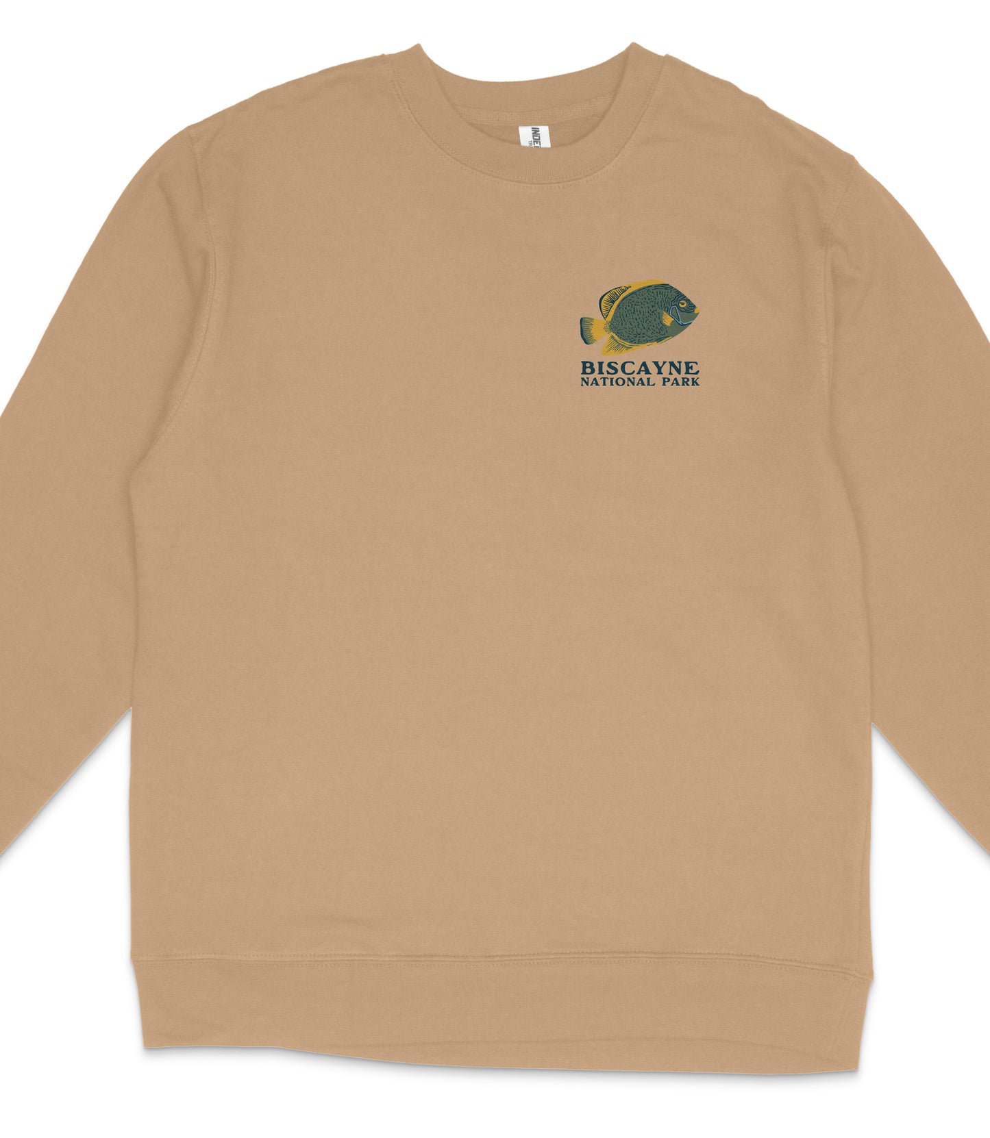 Biscayne National Park Midweight Crewneck Graphic Sweatshirt - Unisex Outdoor Pullover