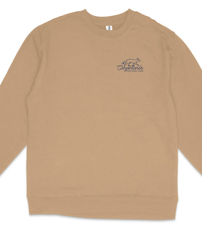 Canyonlands National Park Midweight Crewneck Graphic Sweatshirt - Unisex Outdoor Pullover