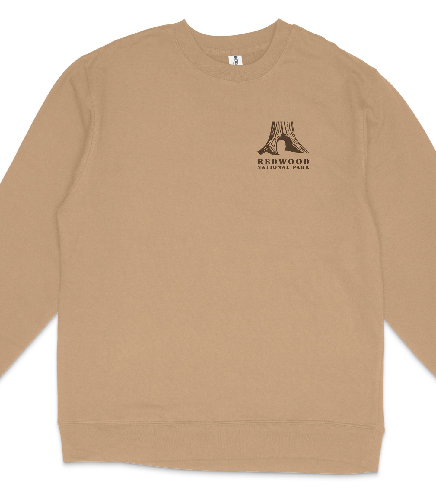 Redwood National Park Midweight Crewneck Graphic Sweatshirt - Unisex Outdoor Pullover