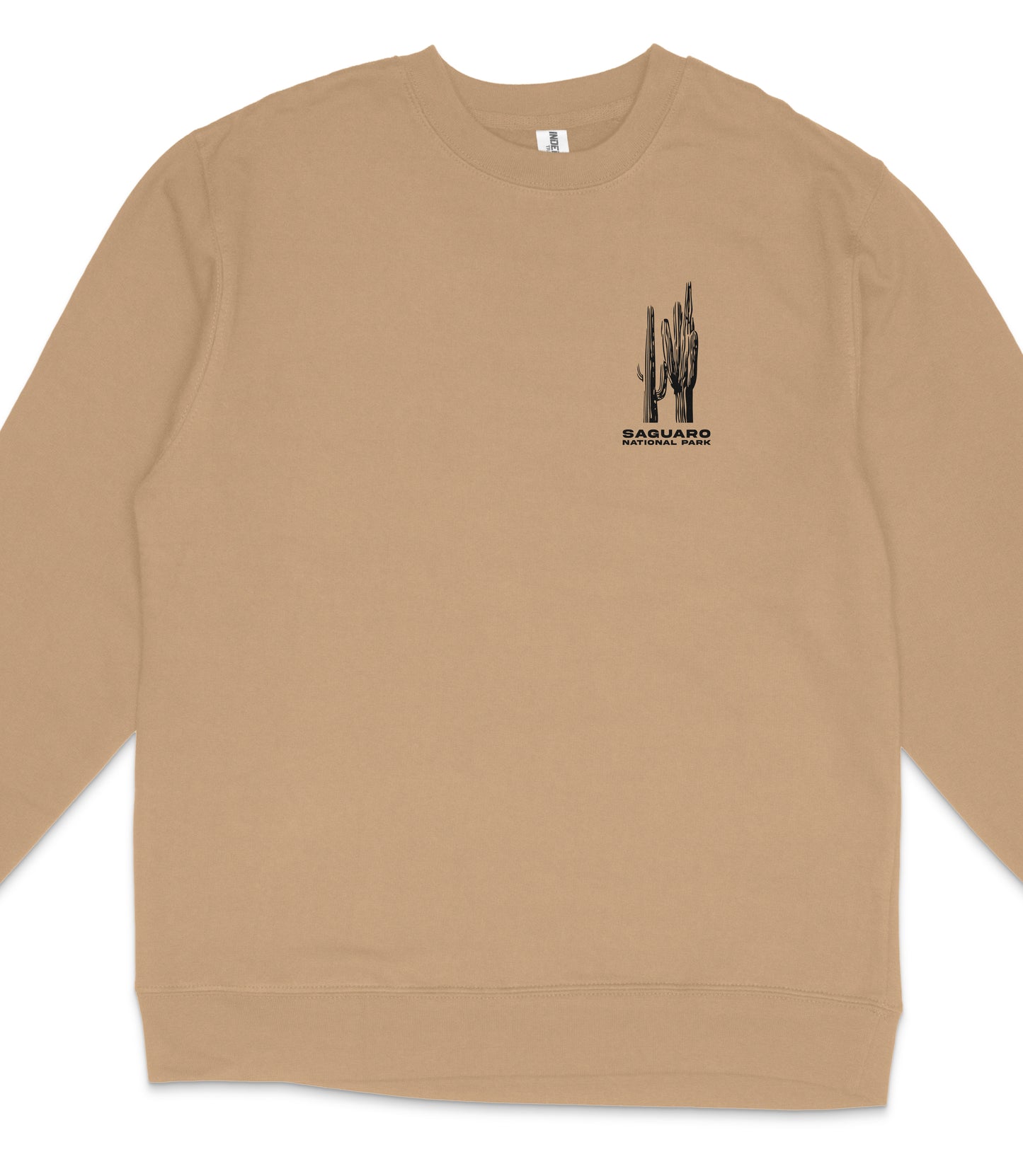 Saguaro National Park Midweight Crewneck Graphic Sweatshirt - Unisex Outdoor Pullover