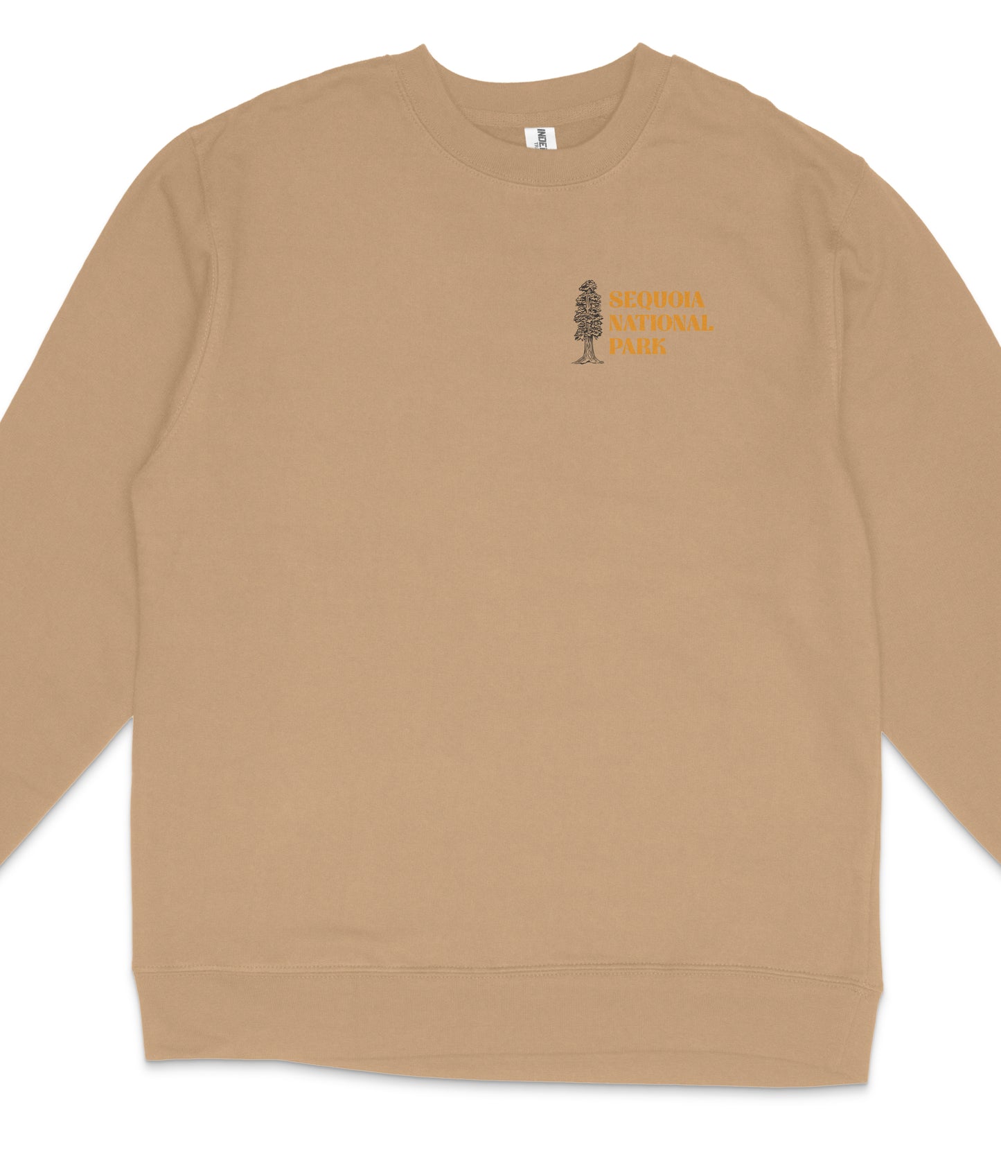 Sequoia National Park Midweight Crewneck Graphic Sweatshirt - Unisex Outdoor Pullover